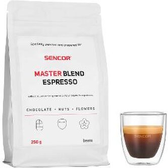 Zrnková káva SENCOR Master Blend Espresso 250g