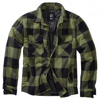 Bunda Brandit Lumberjacket - zelená, S