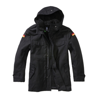 Bunda dětská Brandit Kids BW Parka - černá, 170/176
