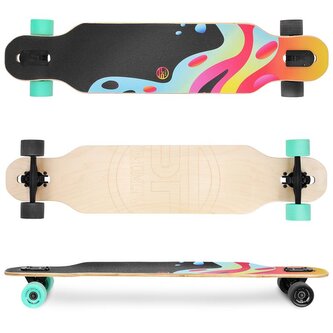 Spokey LONGBAY PRO Longboard 104 x 24 cm, ABEC7, barevný Spokey LONGBAY PRO Longboard 104 x 24 cm, ABEC7, barevný
