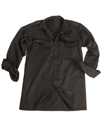 Košile Servis s dlouhým rukávem - černá, M