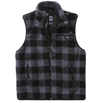 Vesta Brandit Teddyfleece Vest Men - šedá-černá, 5XL