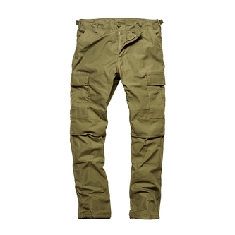 Kalhoty Vintage Industries BDU - olivové, S