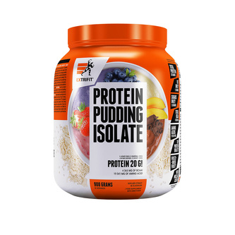 Extrifit Protein Pudding Isolate 900 g strawberry (jahoda)