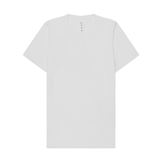 Triko unisex B&C EcoMax s krátkými rukávy - bílé, S