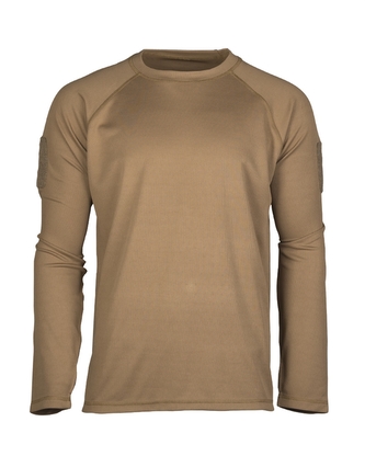 Triko funkční Mil-Tec Tactical Quickdry 1/1 - hnědé, S