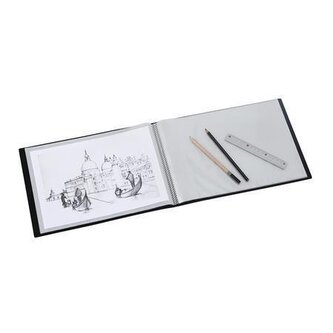 Prezentační složka "Creative Gallery", na šířku, 30 kapes, A4, PP, VIQUEL 548005-04