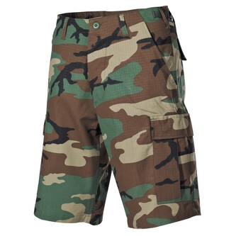 Krátké kalhoty MFH US BDU Rip-Stop - woodland, 3XL