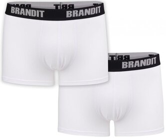 Boxerky Brandit Boxer 2 ks - bílé, M
