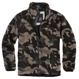 Bunda fleecová Brandit Teddyfleece - darkcamo, XXL