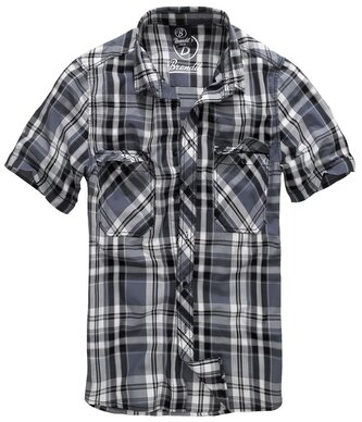 Košile pánská Brandit Roadstar 1/2 - šedá, 3XL