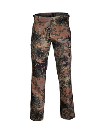 Kalhoty Mil-Tec BDU Ranger Straight Cut - flecktarn, L