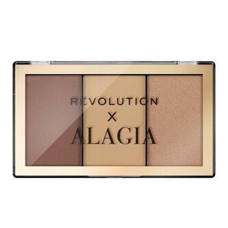 Revolution Konturovací paletka x Alagia (Face Like Alagia Highlight & Bronze Palette) 7,5 g woman