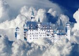BLUEBIRD Puzzle Zámek Neuschwanstein v oblacích 500 dílků