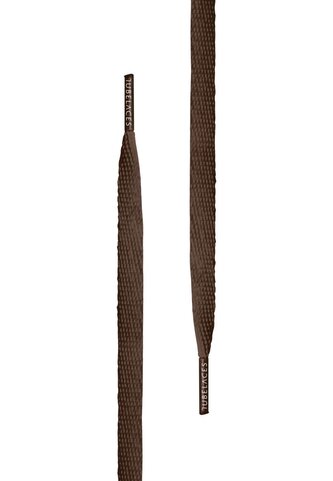 Tkaničky do bot Tubelaces Flat - hnědé, 90