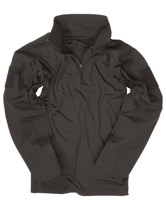 Košile Tactical s límečkem - černá, XXL