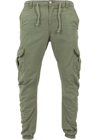 Kalhoty Urban Classics Cargo Jogging - olivové, 5XL