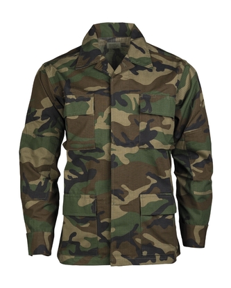 Blůza Mil-Tec US BDU Rip-Stop - woodland, L