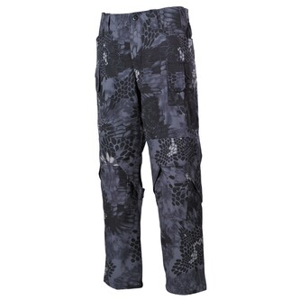 Kalhoty MFH Mission - snake-black, M