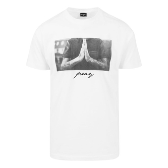 Triko Mister Tee Pray - bílé, XL