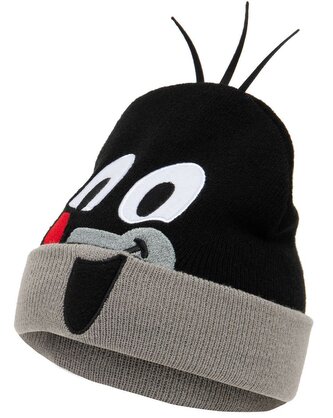 Zimní dětská pletená čepice The Little Mole|Krteček: Maskot (3-8 let)