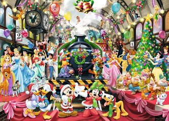 RAVENSBURGER Puzzle Disney Vánoce: Všichni na palubě 1000 dílků
