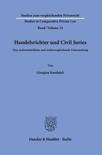 Handelsrichter und Civil Juries