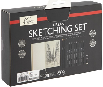 Skicovací sada Nassau 12ks 22,5 x 14,5 cm