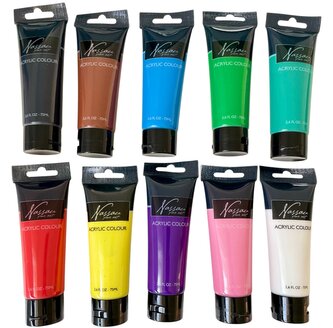 Akrylové barvy Nassau 24 x 75ml