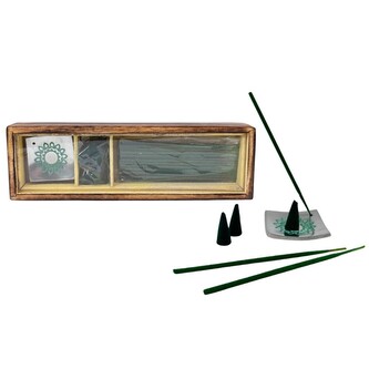 ARÔME Dřevěná dárková sada vonných tyčinek, jasmín