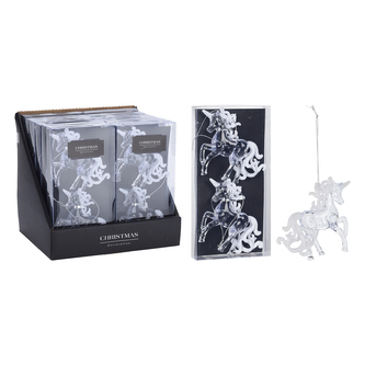 Jednorožec - závěsná dekorace (balení 2 ks)