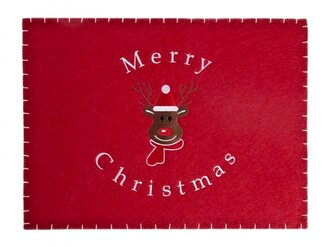 Vánoční prostírání | MERRICK | vánoční motiv červená | 40x30 cm | 716553