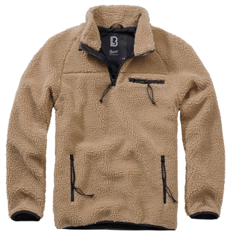 Bunda fleecová Brandit Teddyfleece Troyer - béžová, 5XL