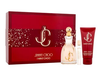 Jimmy Choo I Want Choo parfémovaná voda 100 ml + tělové mléko 100 ml + parfémovaná voda 7,5 ml