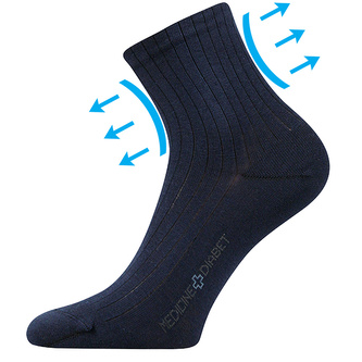 Lonka® ponožky Demedik tm.modrá 39-42 (26-28) 3 páry