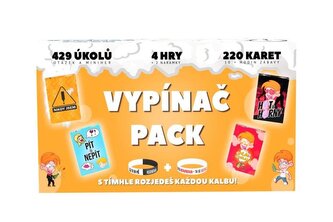 Vypínač PACK - Karetní párty set Vypínač PACK - Karetní párty set