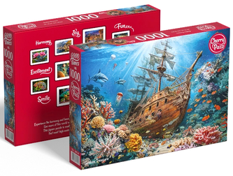 Puzzle 1000 dílků, Cherry Pazzi, Potopený poklad