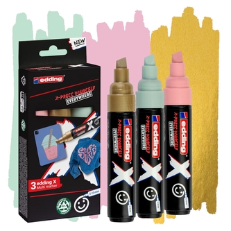 Multimarker X EDDING 6900/3, pastel