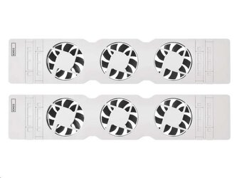 Ventilátor EMOS P56PR2 pod radiátor DUO, bílý