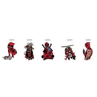Plackový set Marvel - Deadpool