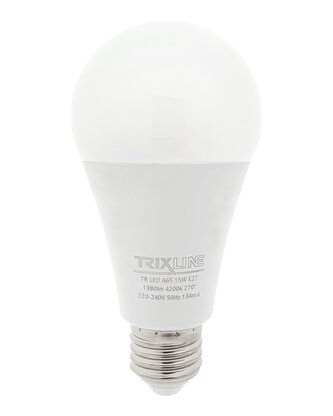 LED žárovka Trixline 15W 1380lm E27 A65 neutrální bílá