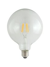 Dekorační LED žárovka FILAMENT Trixline G125, 4W E27 teplá bílá
