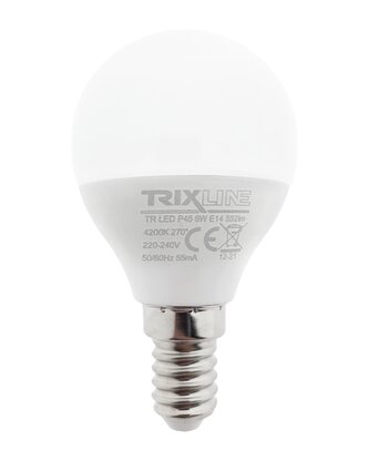 LED žárovka Trixline 6W P45 E14 neutrální bílá 3 PACK