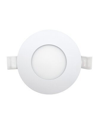 LED panel Qtec Q-218C 3W, kruhový vestavný 6500K