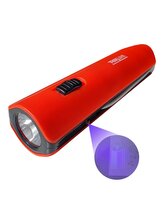 LED ruční svítilna s UV na bankovky TR-069L červená Trixline