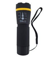 Ruční LED svítilna se zoomem TR 313R žlutá, ABS/1W