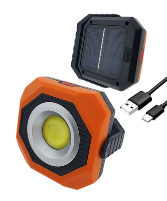 TR-035R Solární USB-C nabíjecí pracovní svítidlo 5W COB Trixline