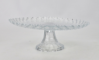 Servírovací tác 26 cm čirý II. jakost