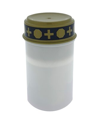 HD -123F Hřbitovní LED svíce s časovačem bílá