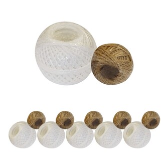 Provázek PP+JUTA režná 100g+30